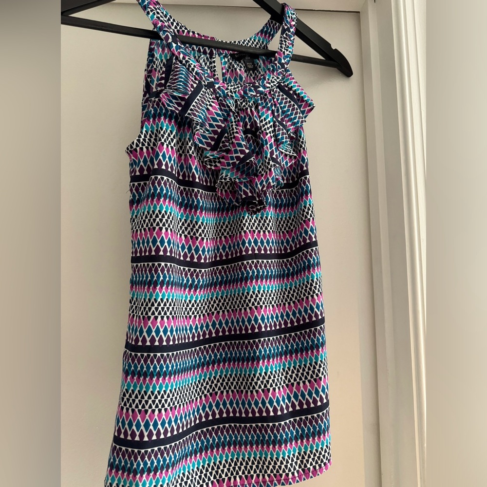 Banana Republic Patterned Halter Blouse